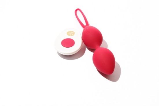 Vibrační Venušiny kuličky na dálkové ovládání Love Balls + dárek Toybag
