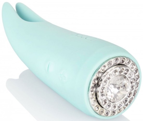 Masažní vibrátor s oušky Turquoise Diamond