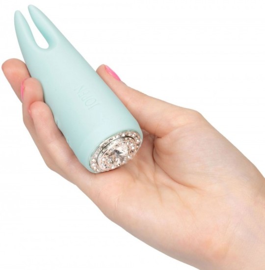 Masažní vibrátor s oušky Turquoise Diamond