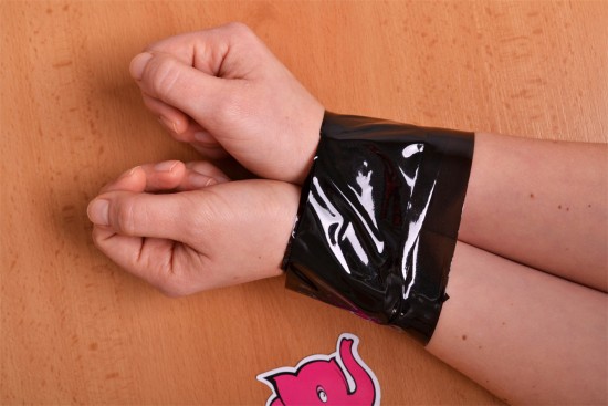 Bondážní páska Noir (15 m)