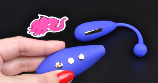 Vibrační vajíčko pro elektrosex Midnight Dream, ovládání