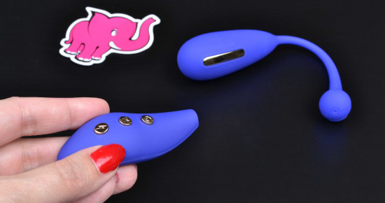 Vibrační vajíčko pro elektrosex Midnight Dream, bezdrátový ovladač