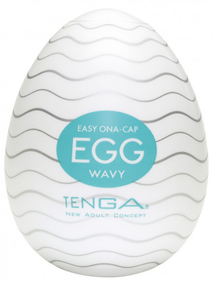Tenga Egg Wavy masturbátor (7,5 cm)