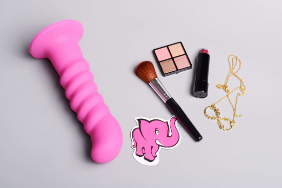 Silikonové dildo s přísavkou Hot Pink (18 cm)