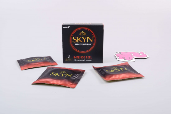 SKYN Intense Feel – bezlatexové kondomy (3 ks)