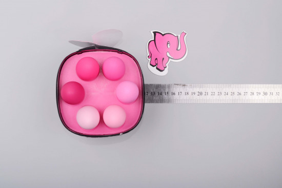 Sada vaginálních činek Deluxe Petite Kegel Balls, rozměry