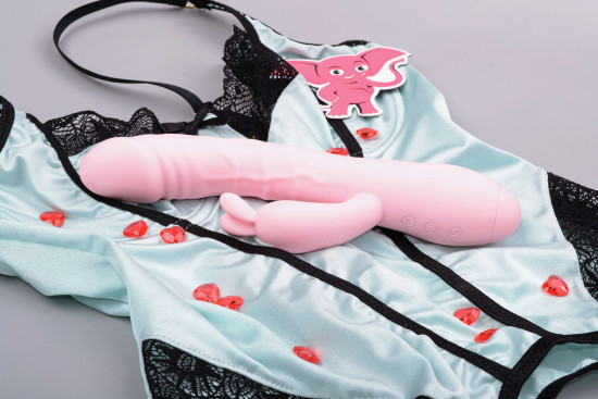 Handsfree pulzátor s výběžkem na klitoris Pulzie Bunny