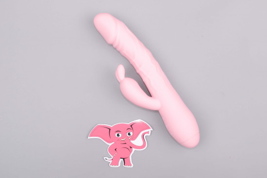 Handsfree pulzátor s výběžkem na klitoris Pulzie Bunny