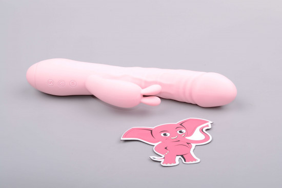 Handsfree pulzátor s výběžkem na klitoris Pulzie Bunny