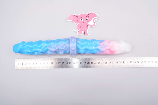 Oboustranné monster dildo Colossus (32 cm)