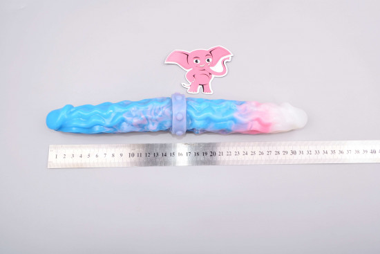 Oboustranné monster dildo Colossus (32 cm)