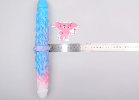 Oboustranné monster dildo Colossus (32 cm)