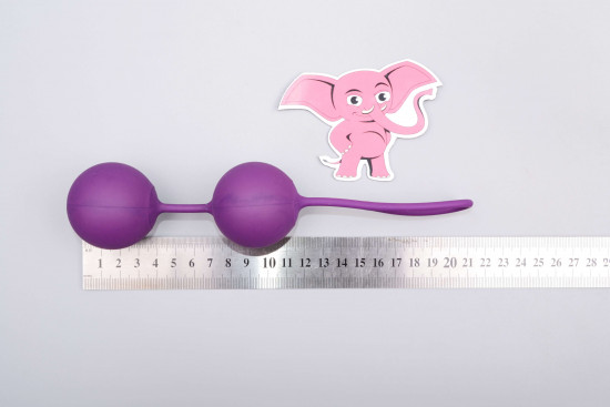 XXL Venušiny kuličky Purple Giants, rozměry