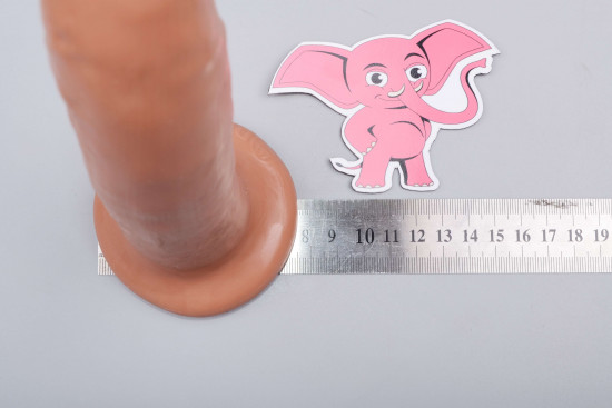 Realistické dildo Hot Stud (18 cm), rozměry