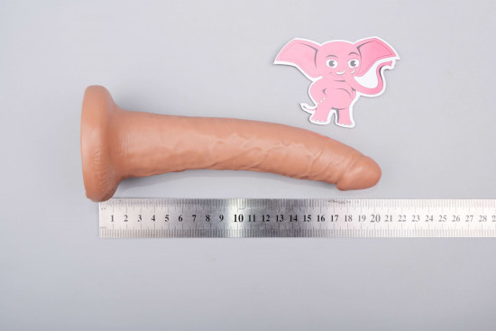 Realistické dildo Hot Stud (18 cm), rozměry