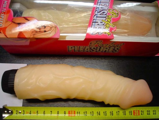 Vibrátor gelový 22 x 4 cm