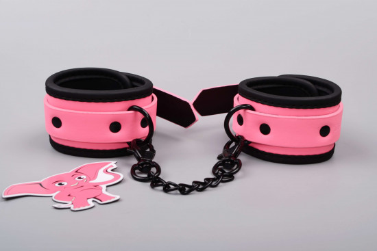 Růžová svítící pouta na ruce Pink Baddie