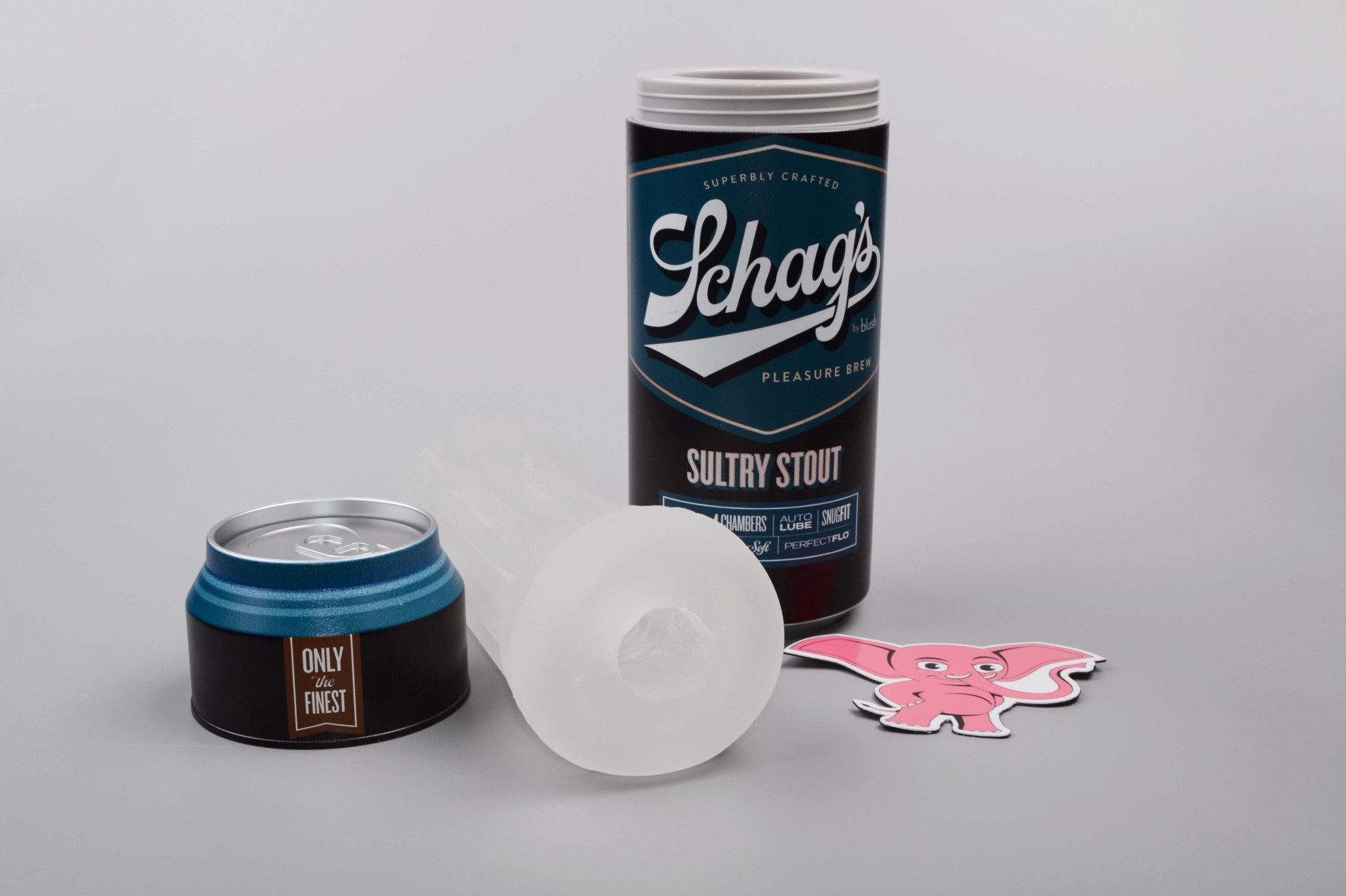 Masturbátor Beer Can Sultry Stout (20 cm), bez víčka