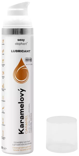 Karamelový lubrikační gel Sexy Elephant (100 ml)