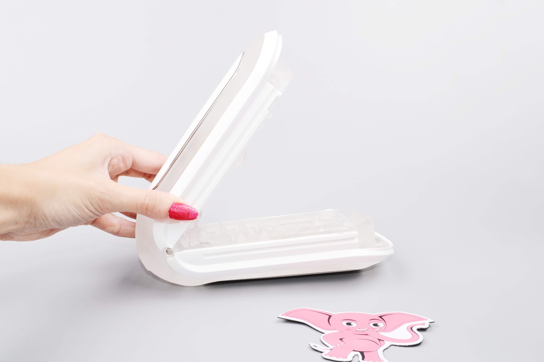 Tenga Flip Hole Zero EV vibrační masturbátor, otevírání