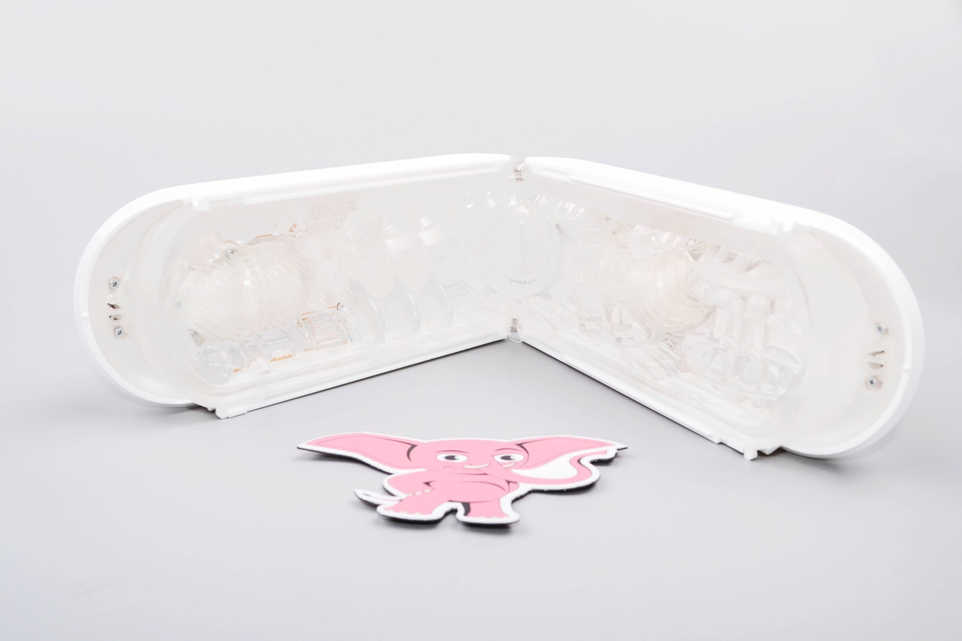 Tenga Flip Hole Zero EV vibrační masturbátor, otevírání