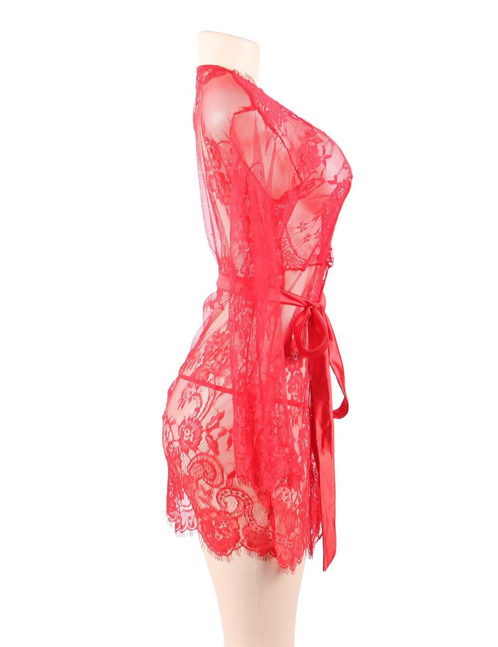 Krajkový župánek Deeplove