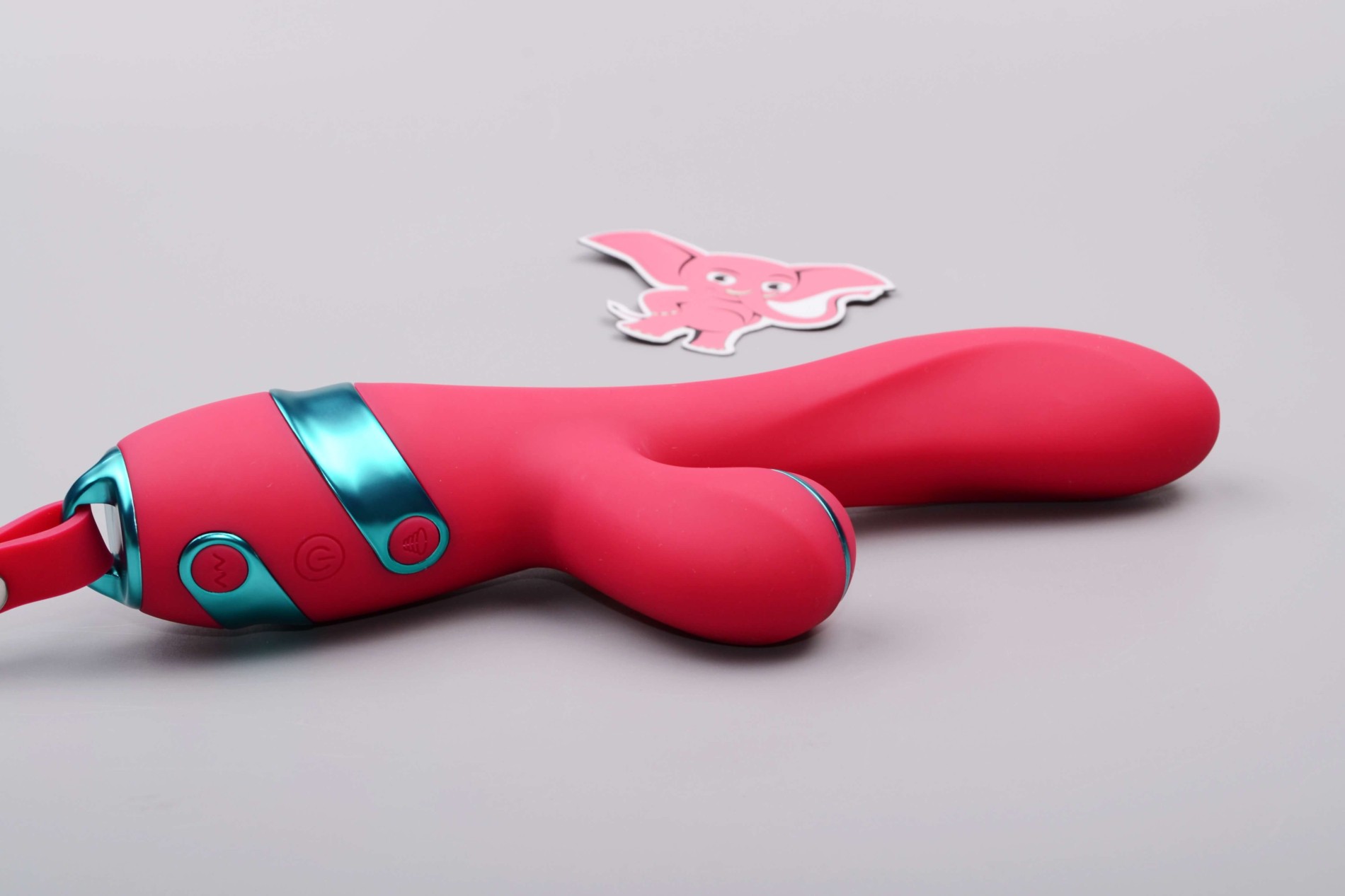 Adore Magenta G Touch tlakový vibrátor (22,8 cm), zapínání