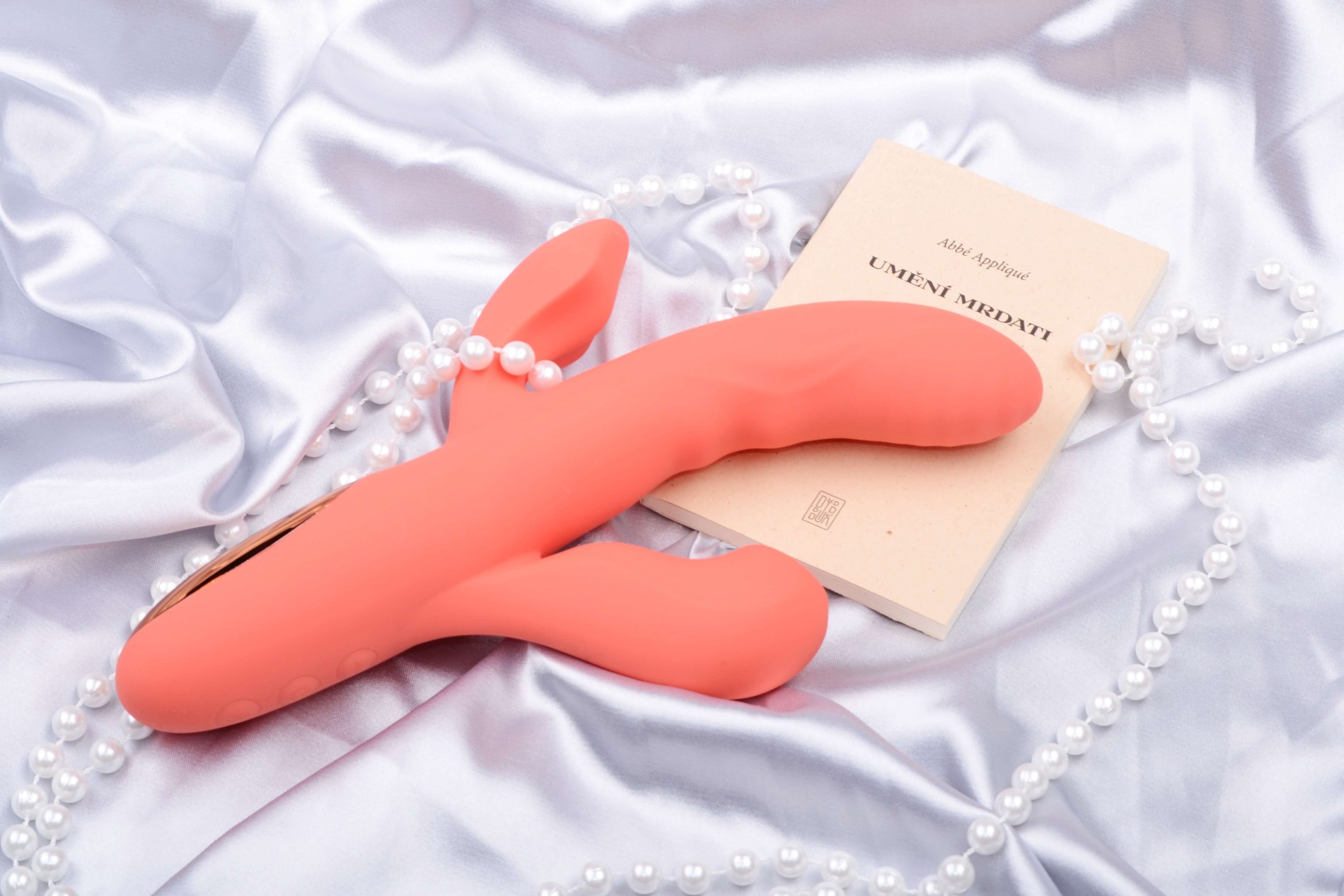 Adore Coraline – silikonový tlakový vibrátor 3v1 s nahříváním