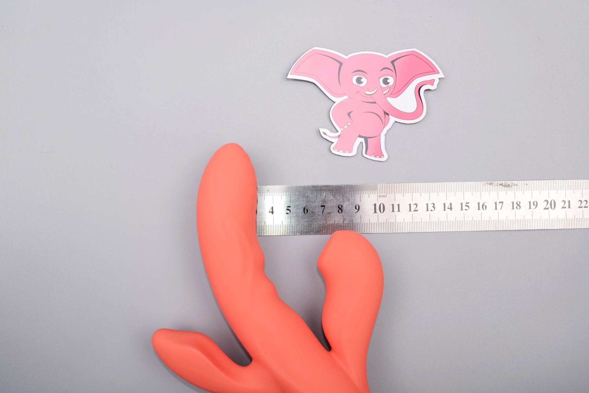 Adore Coraline – silikonový tlakový vibrátor 3v1 s nahříváním, rozměry