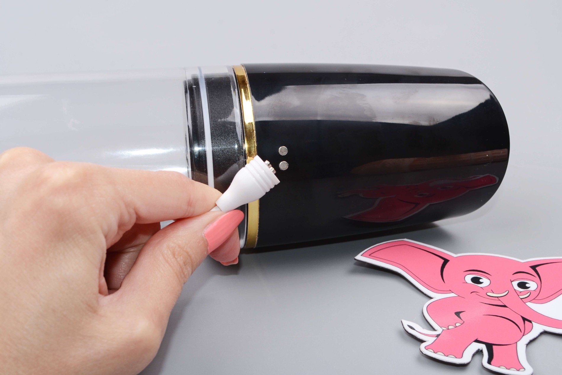 Vakuová pumpa s masturbačním návlekem SoloSuction Pro