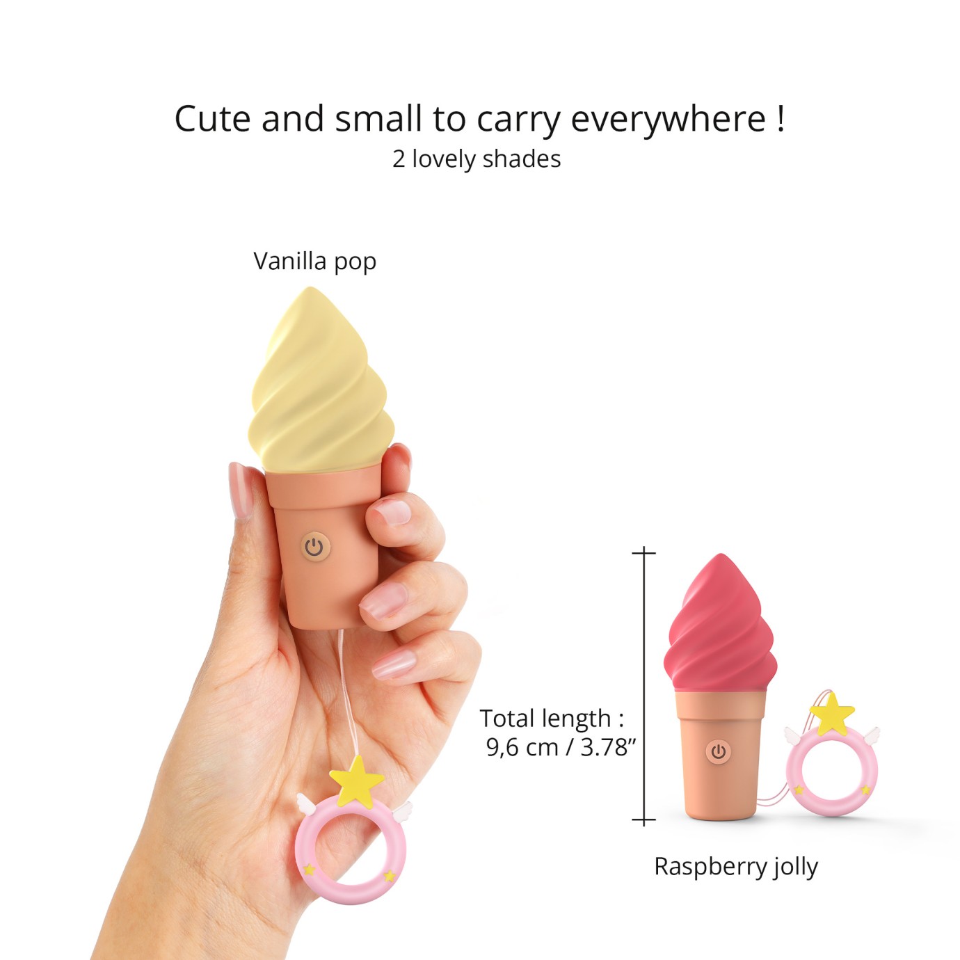 Minivibrátor Lovely Ice Cream (9,6 cm)