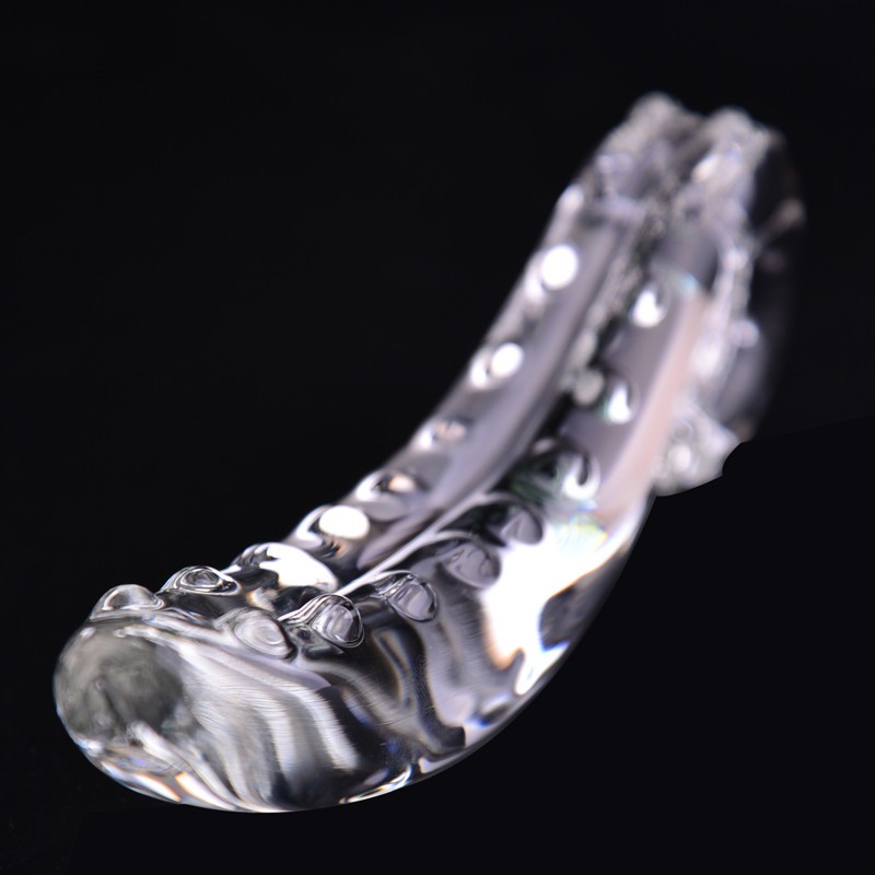 Skleněné dildo Tantric Touch (20 cm)