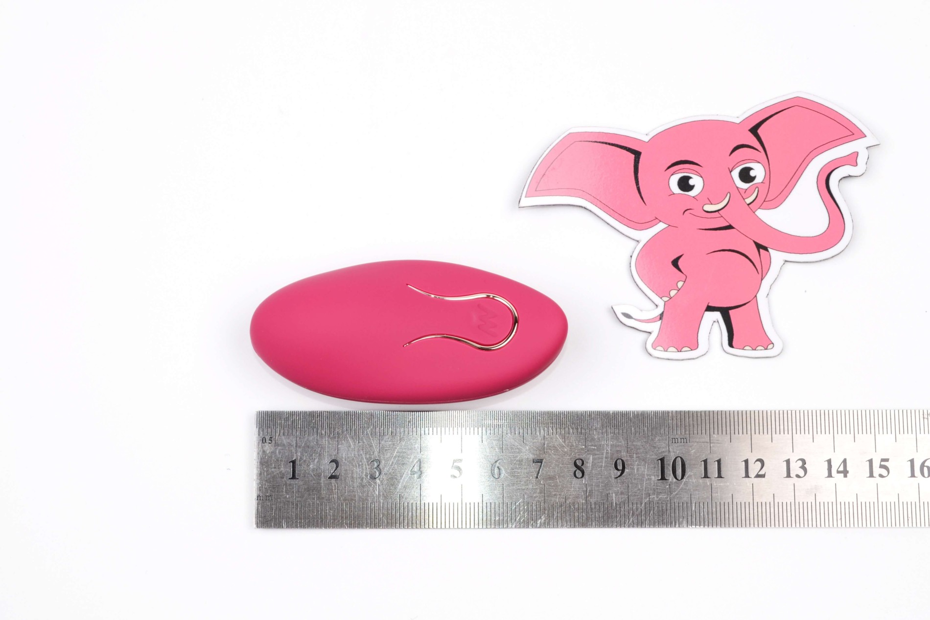 Párový vibrátor Viva s dálkovým ovládáním, rozměry