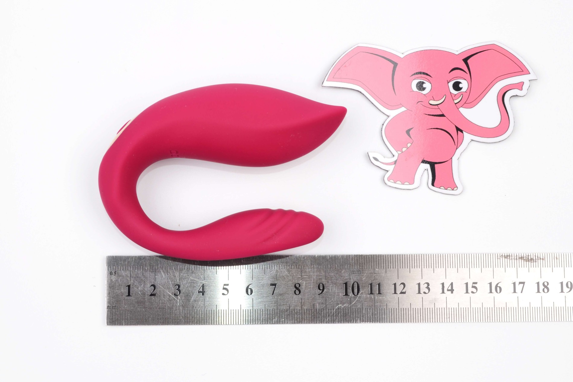 Párový vibrátor Viva s dálkovým ovládáním, rozměry