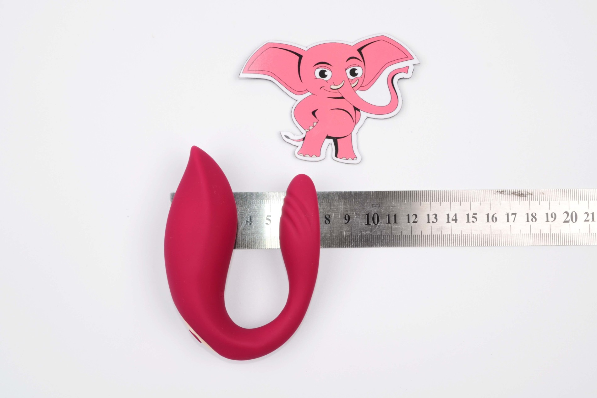 Párový vibrátor Viva s dálkovým ovládáním, rozměry