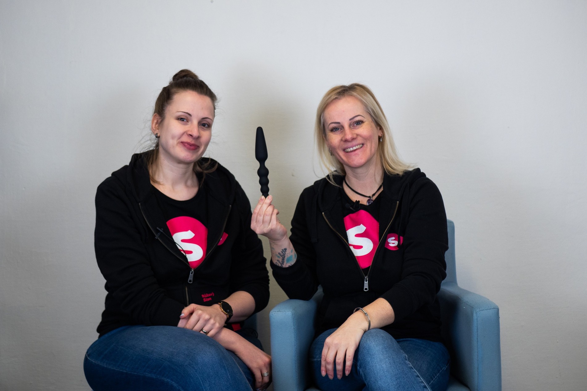 Dvojité dildo Ass Jacker (18 cm)