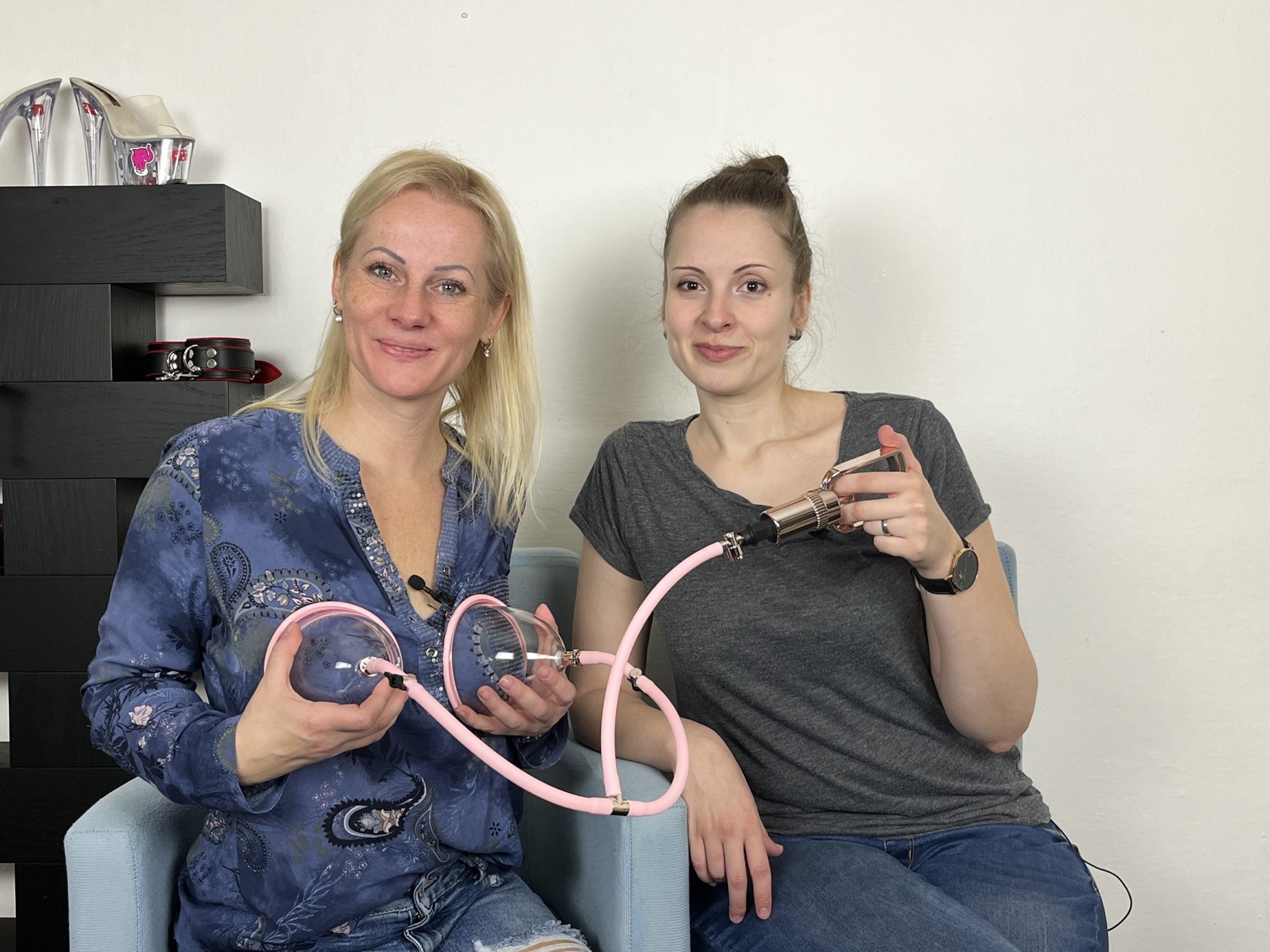 Vakuová pumpa na prsa Rose Gold