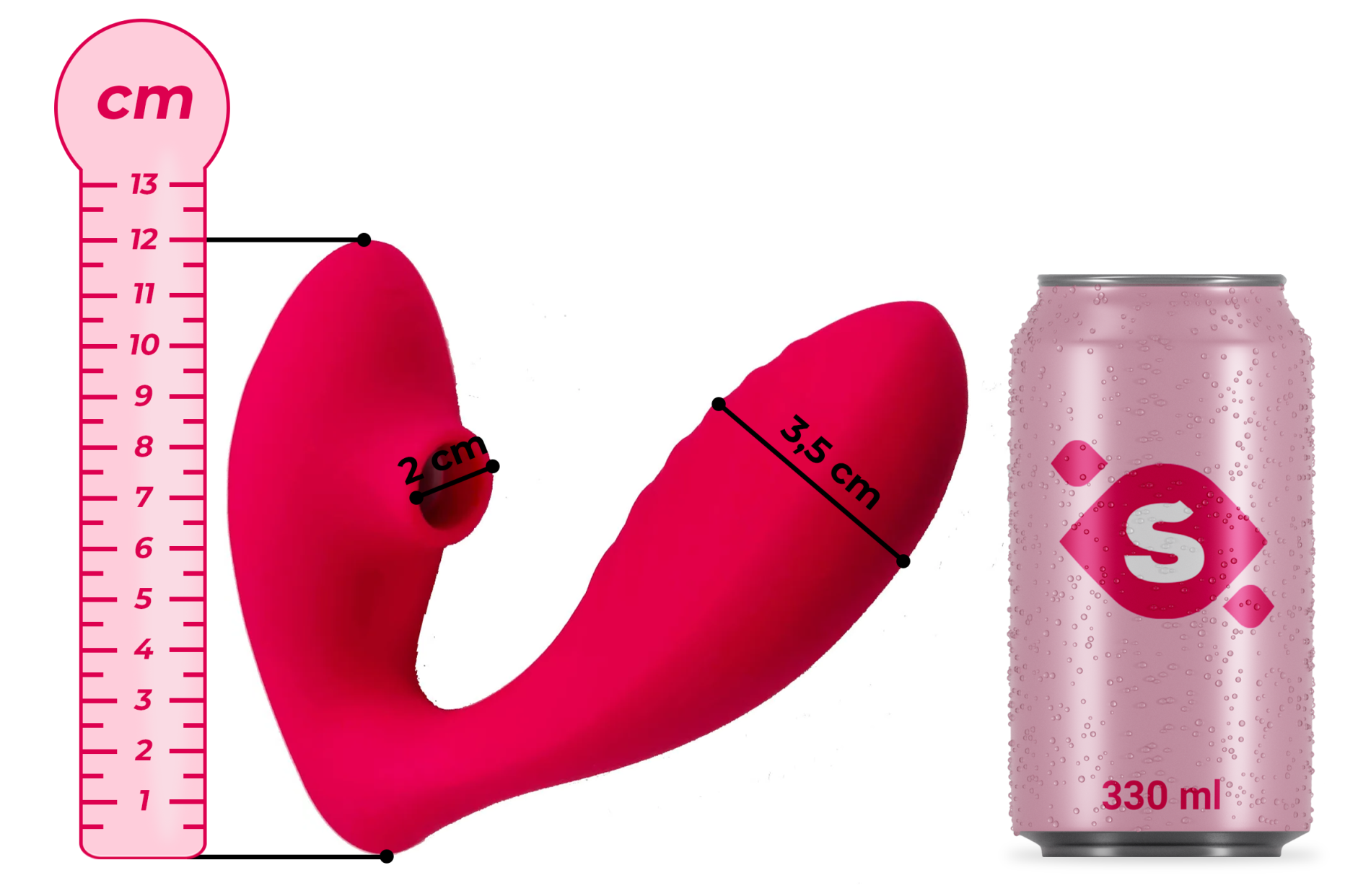 Adore G Vibe tlakový vibrátor + dárek MiniWand