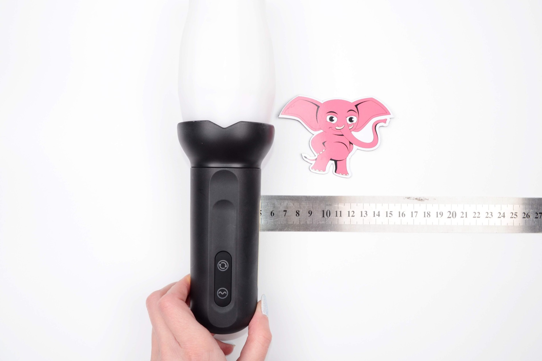 Automatický rotační masturbátor Twirl Mate (25,5 cm), rozměry