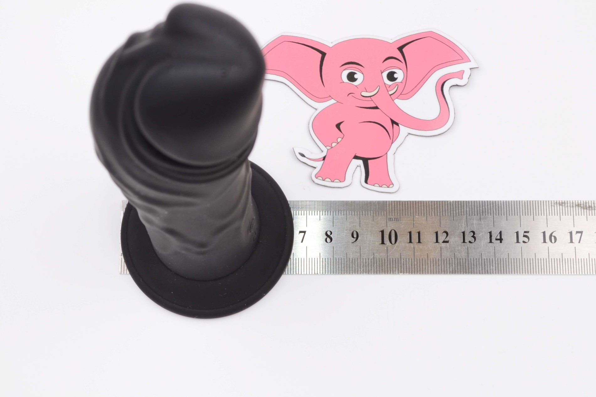 Silikonový vibrátor s přísavkou Mister A (19 cm), rozměry