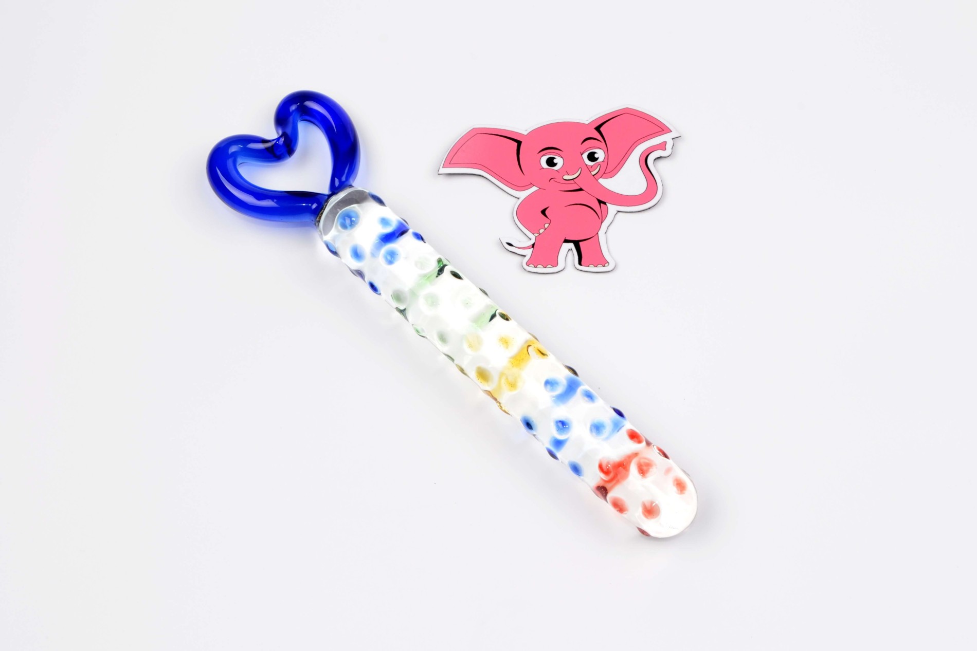 Skleněné dildo Envy Me (15 cm)