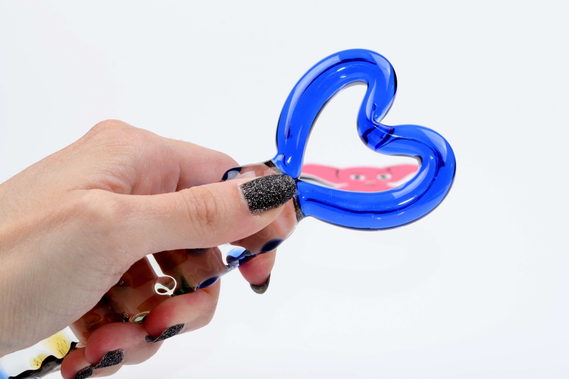 Skleněné dildo Envy Me (15 cm)