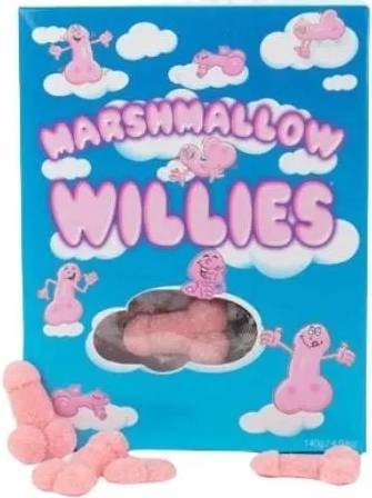 Bonbóny ve tvaru penisu Marshmallow Willies (140 g)
