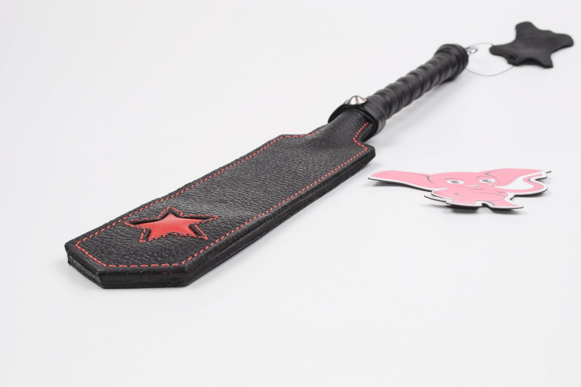Kožená plácačka Leatherix Star (40 cm)