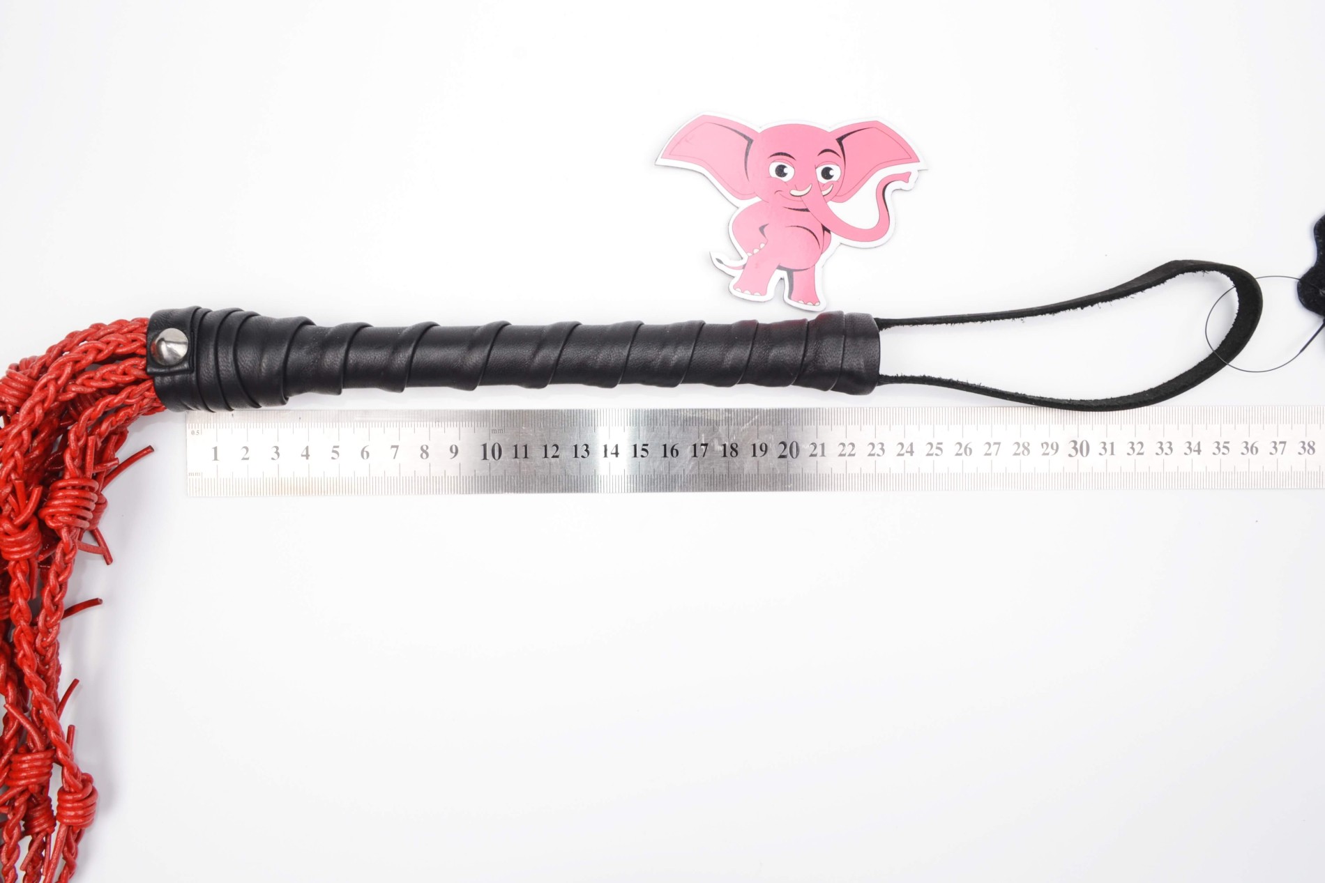 Kožené důtky Leatherix Torture (62 cm), rozměry