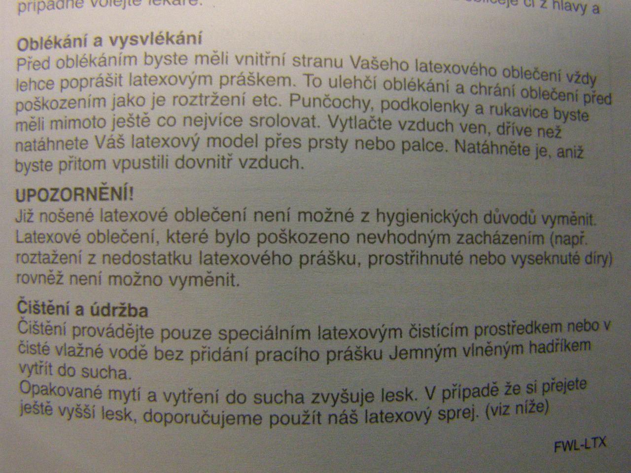 Latexové kalhotky s vnějším penisem