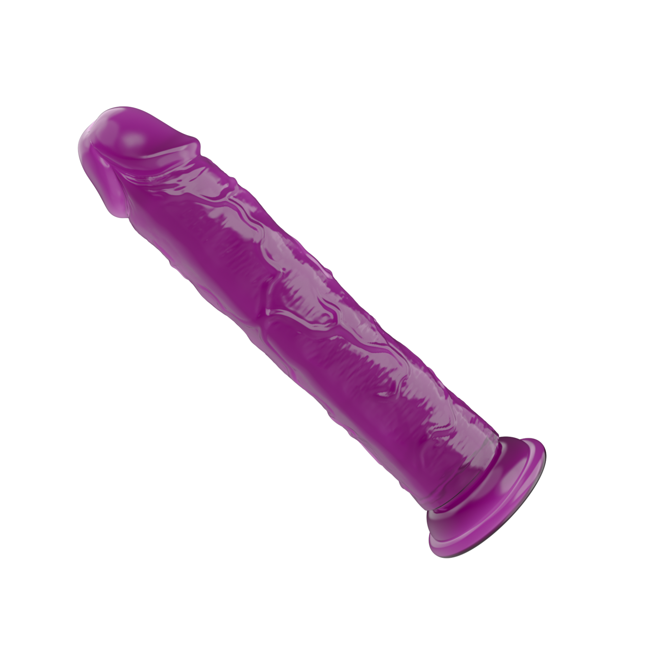Dildo s přísavkou Purple II (19,5 cm)