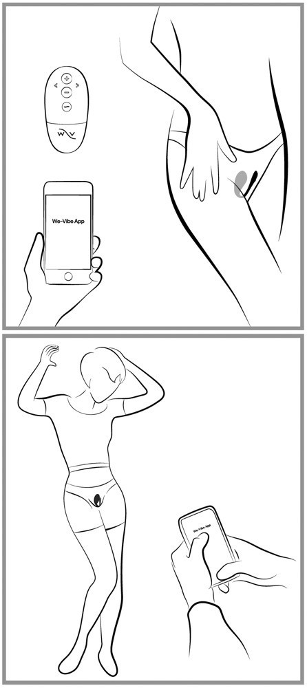 We-Vibe Jive vibrační vajíčko s dálkovým ovládáním a mobilní aplikací