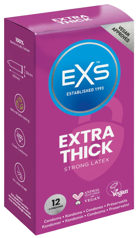 EXS Extra Thick - Condoms - 12 Pieces