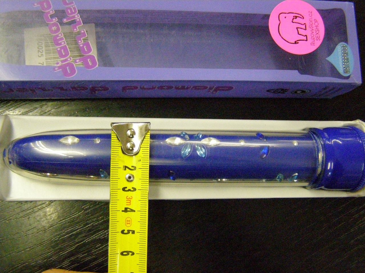 Vibrátor Diamond Dancer černý 18 cm